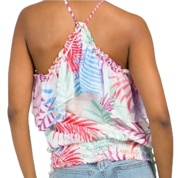 Ramy Brook Jules Ruffle Top - NEW - Picture 2 of 4